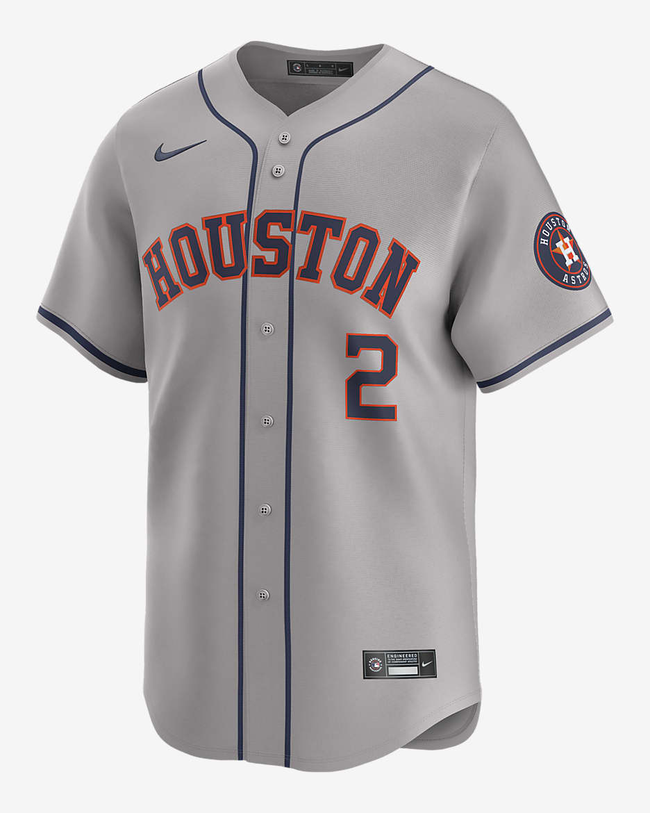 Mens Houston Astros Nike Gray Jersey 2024